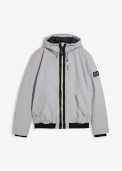 bonprix bonprix Chaquetas Y Abrigos·Chaquetas|Chaquetas Y Abrigos·Abrigos De Invierno>Cazadora de invierno con detalles capucha y detalles deportivos gris sombra