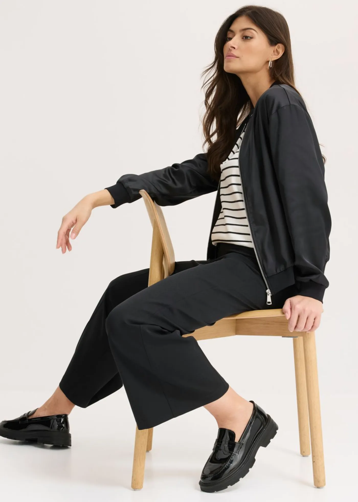 Mujer bonprix bonprix Cazadora de satén