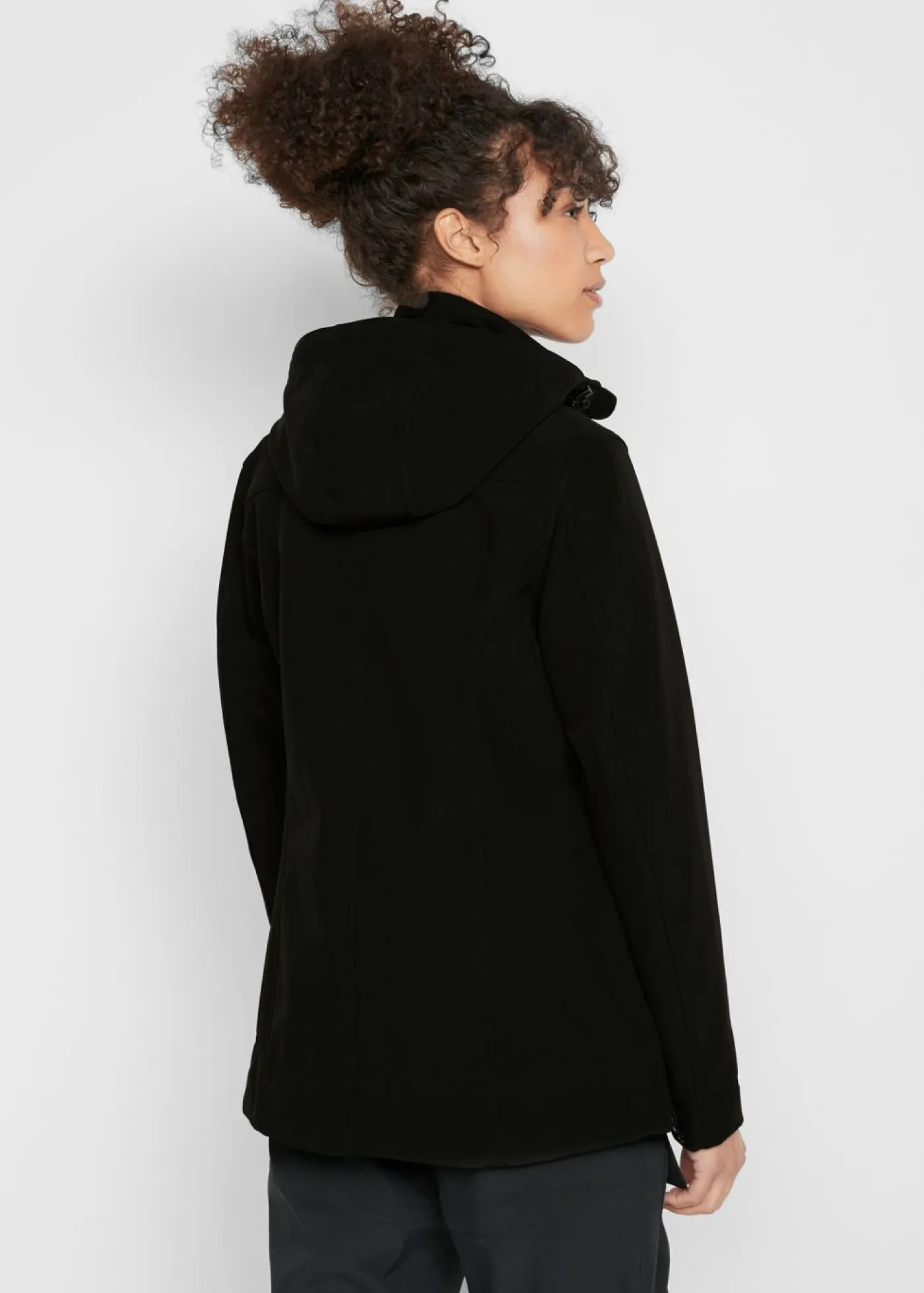 bonprix bonprix Ropa Para El Aire Libre|Ropa Deportiva>Cazadora de tejido suave impermeable Negro