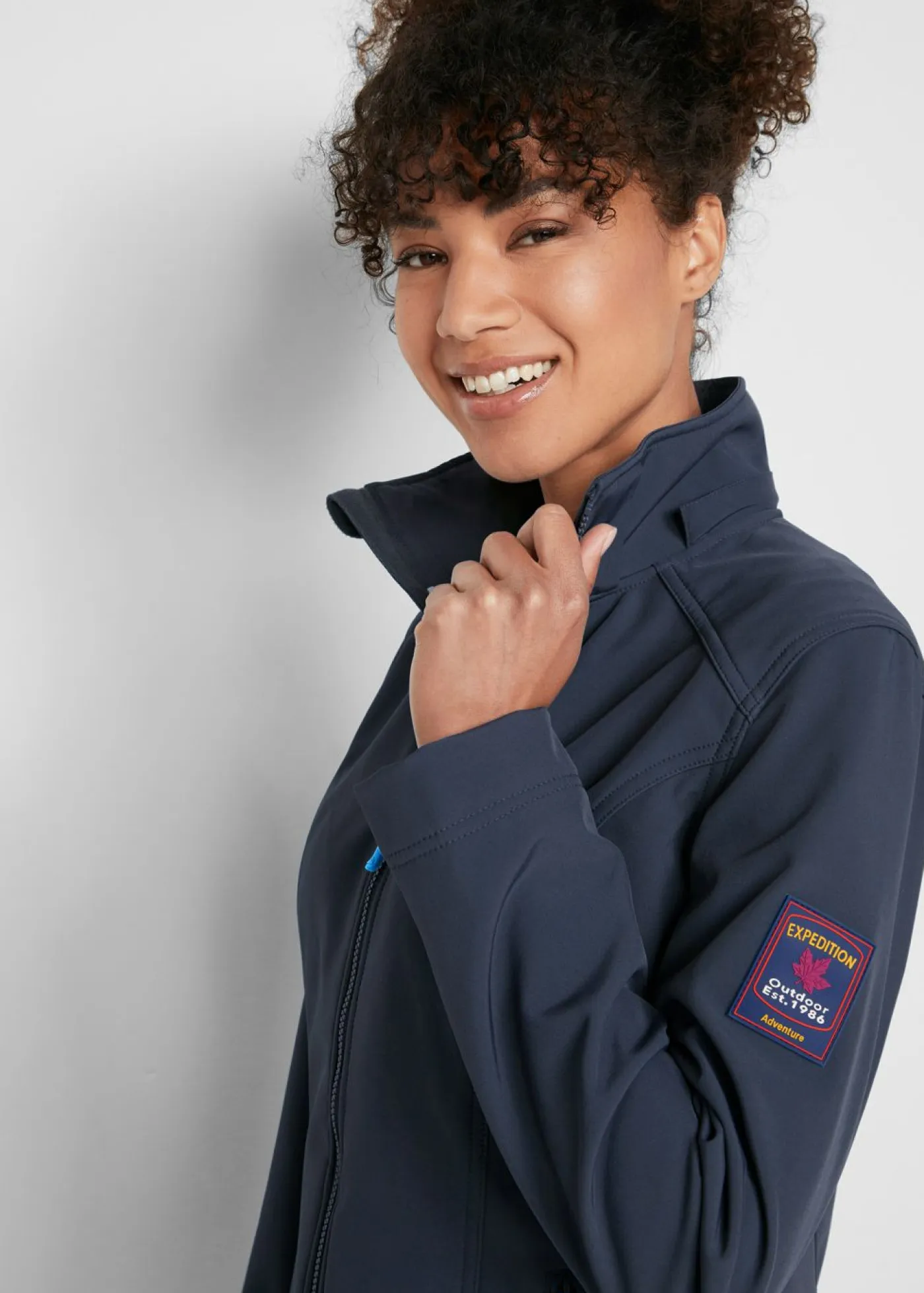 Mujer bonprix bonprix Cazadora de tejido suave impermeable