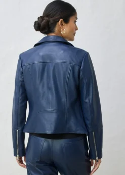 Mujer bonprix bonprix Cazadora motera de napa