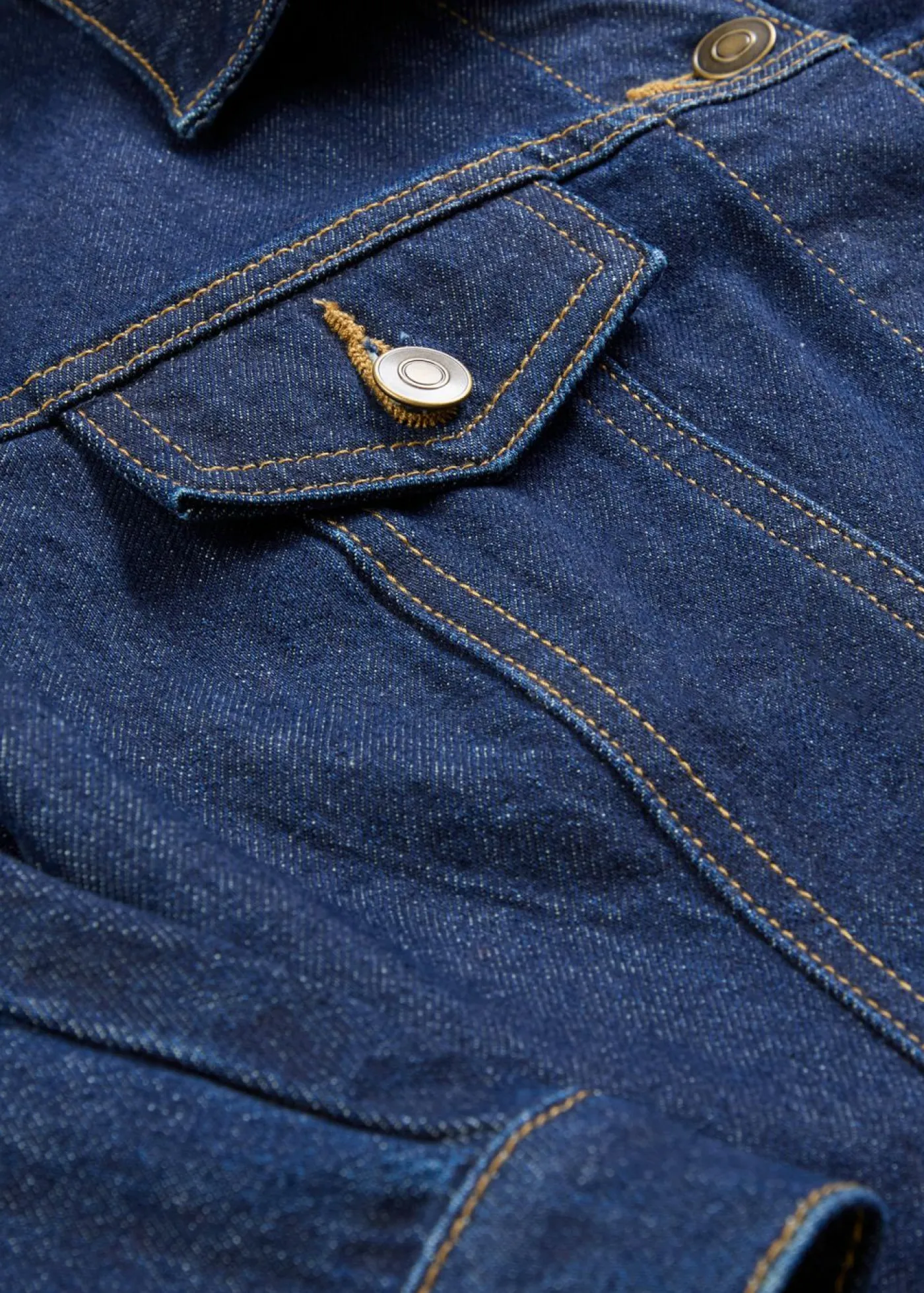 bonprix bonprix Chaquetas Y Abrigos>Cazadora vaquera ajustada Azul oscuro denim