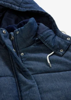 bonprix bonprix Chaquetas Y Abrigos>Cazadora vaquera guateada Azul oscuro denim