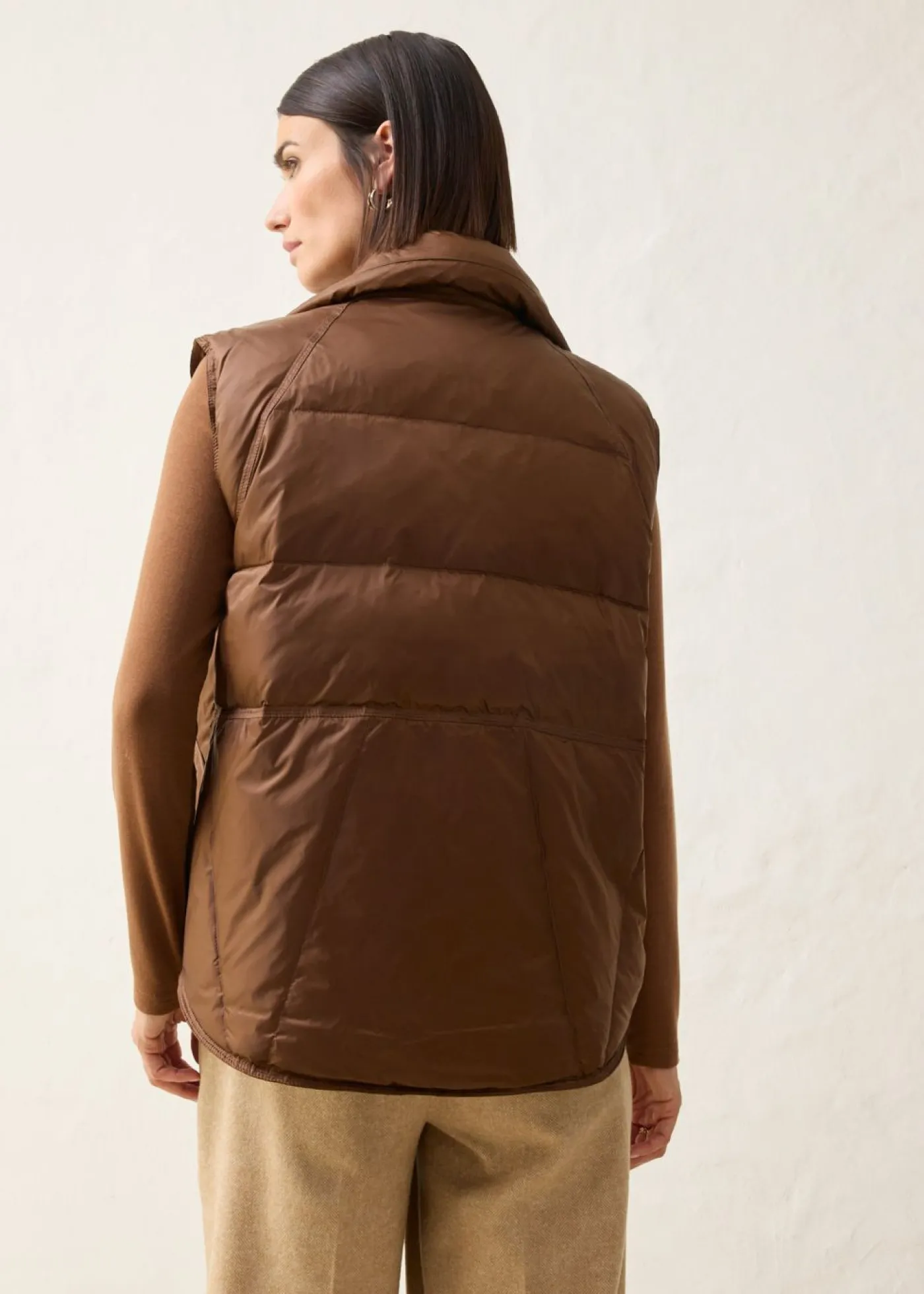 Mujer bonprix bonprix Chaleco acolchado con plumón reciclado