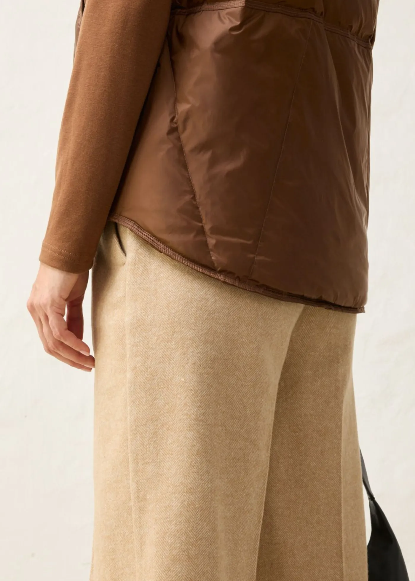 Mujer bonprix bonprix Chaleco acolchado con plumón reciclado