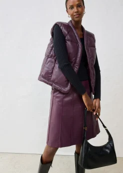 Mujer bonprix bonprix Chaleco acolchado de napa de cordero