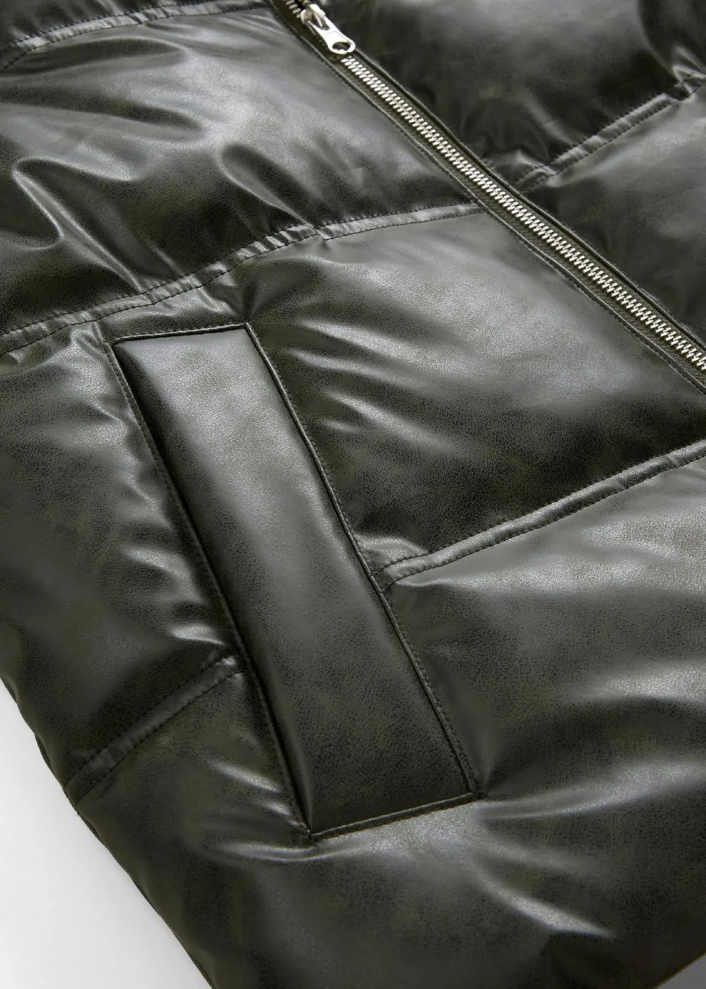 Mujer bonprix bonprix Chaleco acolchado de piel sintética