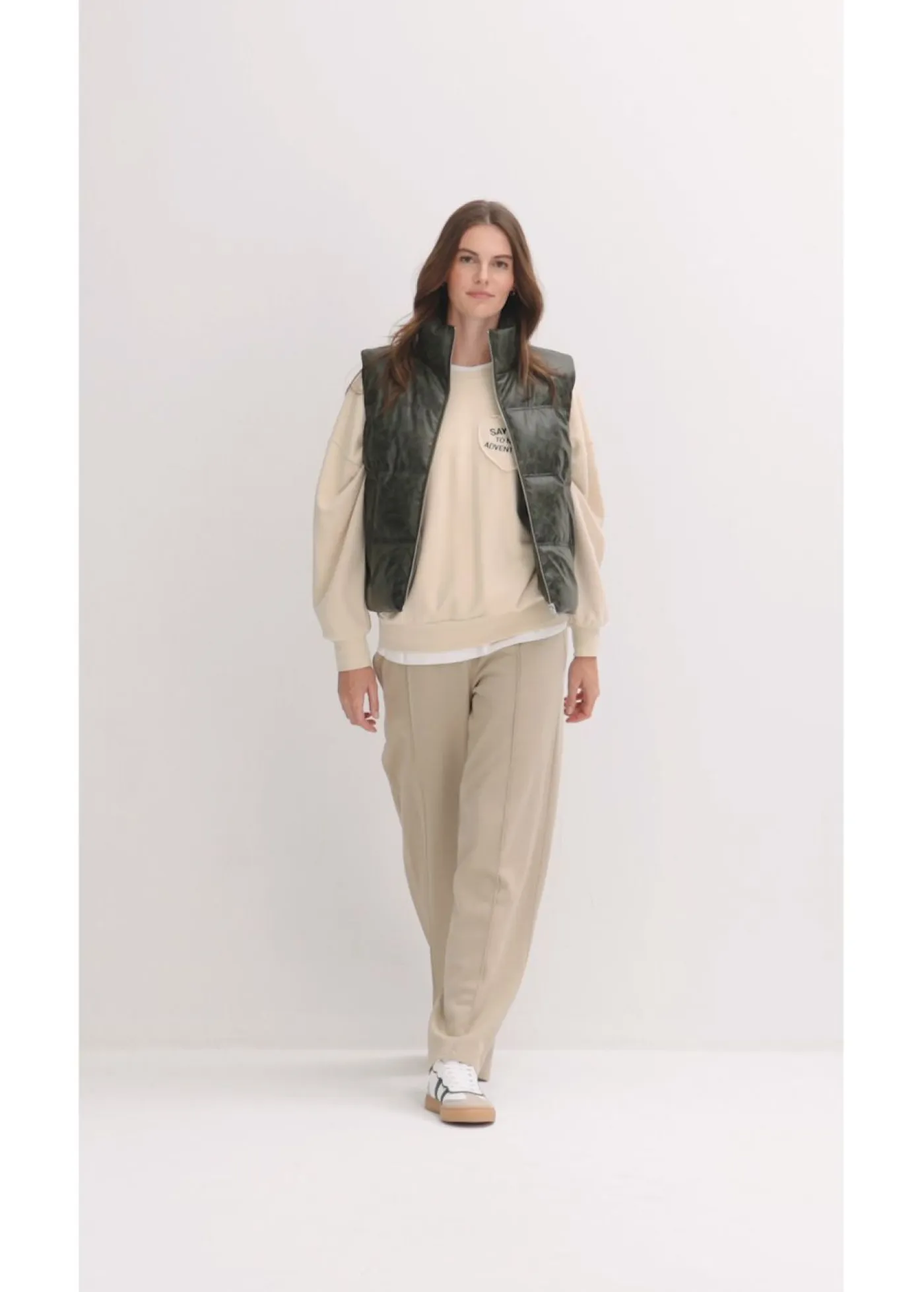 Mujer bonprix bonprix Chaleco acolchado de piel sintética