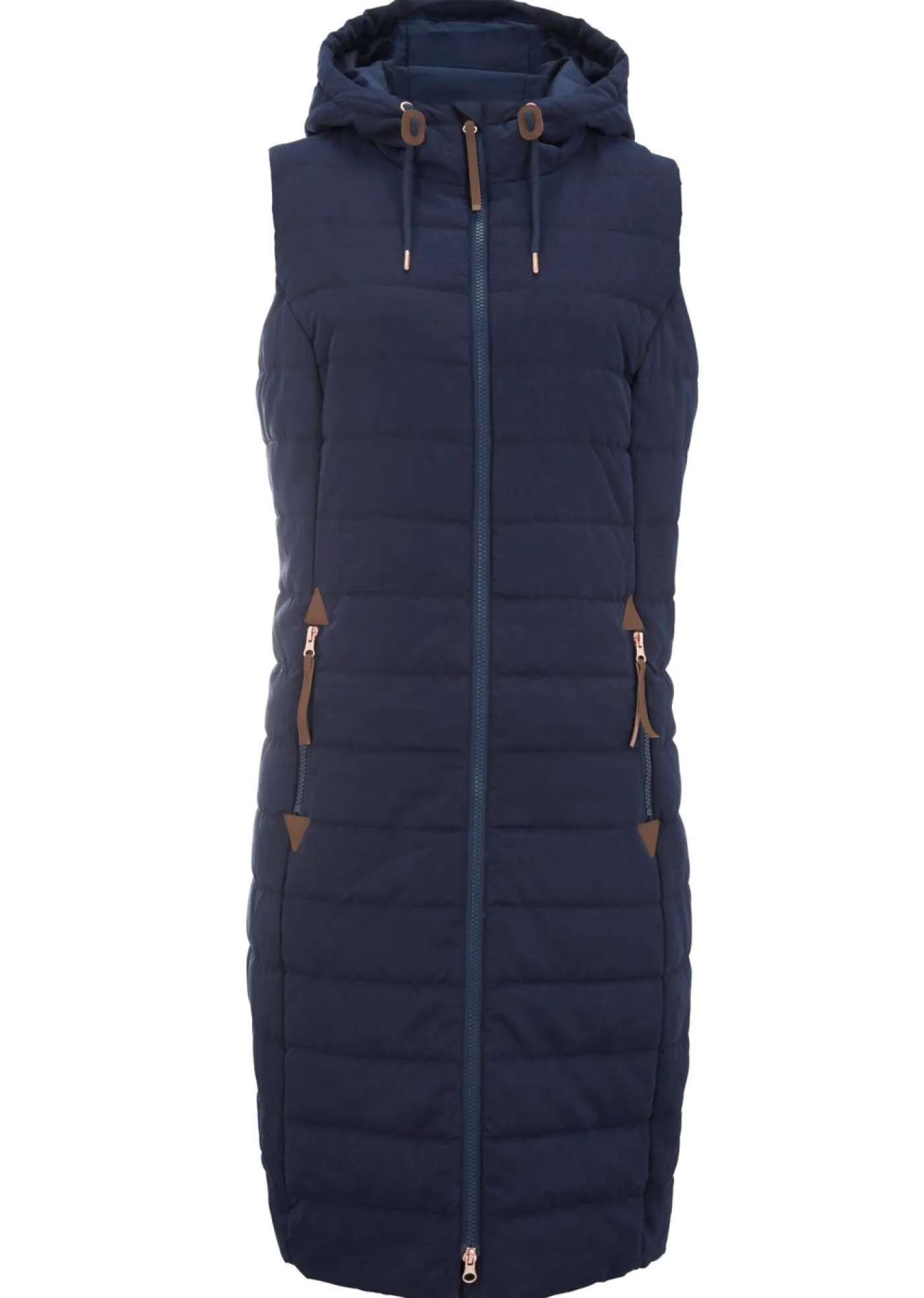 bonprix bonprix Chaquetas Y Abrigos>Chaleco acolchado largo Azul oscuro