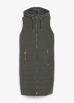 Mujer bonprix bonprix Chaleco acolchado largo