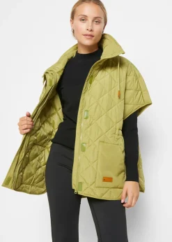Mujer bonprix bonprix Chaleco acolchado y funcional, oversize, impermeable