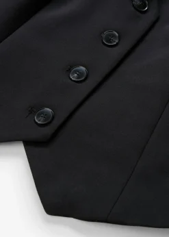 bonprix bonprix Esenciales|Chaquetas Y Abrigos>Chaleco corto de traje Negro