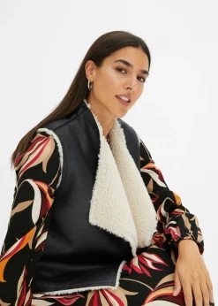 Mujer bonprix bonprix Chaleco de borrego sintético