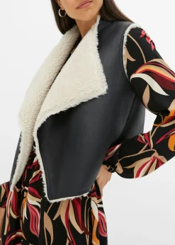 Mujer bonprix bonprix Chaleco de borrego sintético