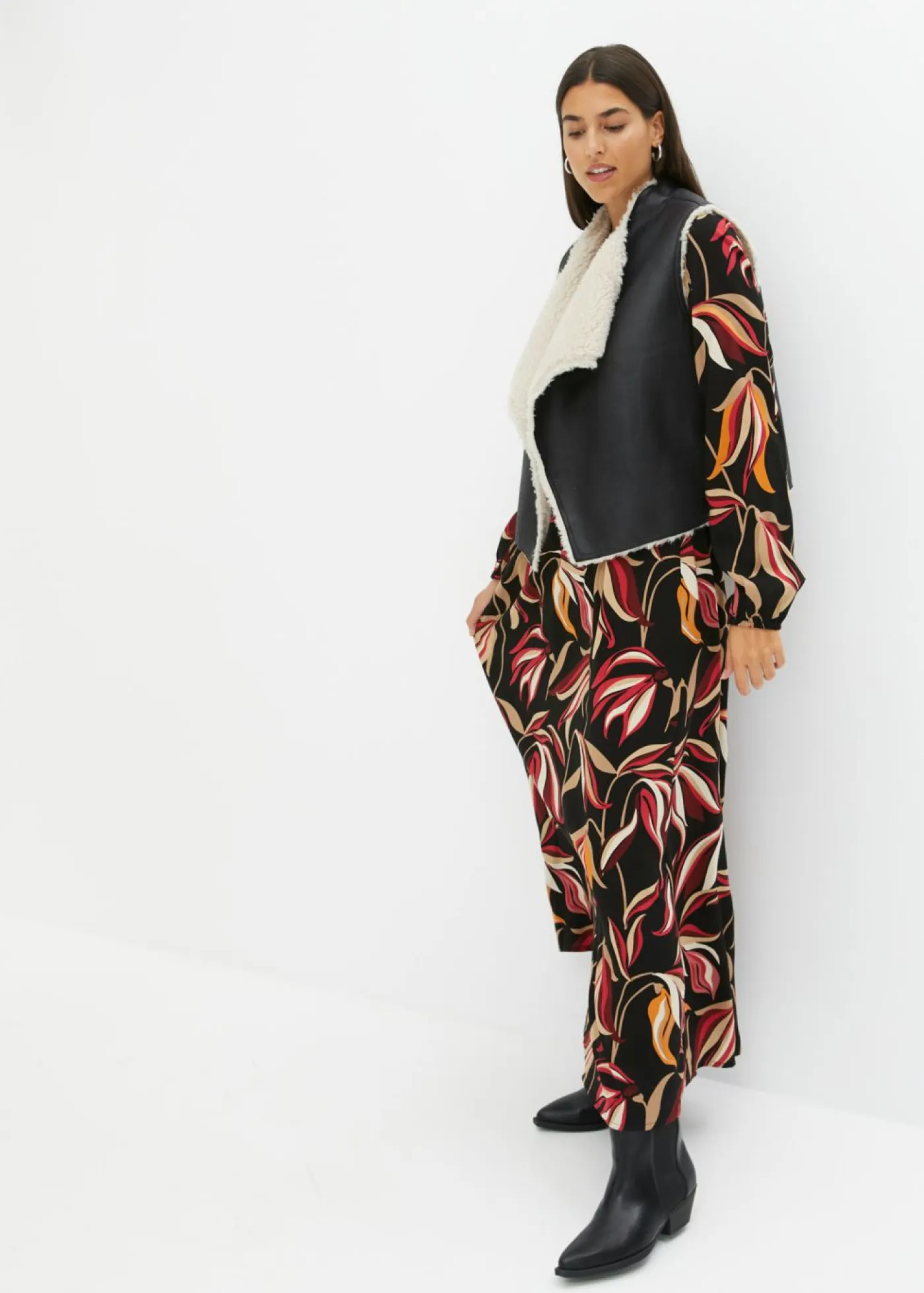 Mujer bonprix bonprix Chaleco de borrego sintético