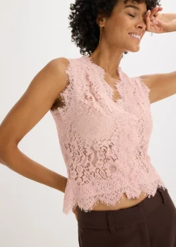 Mujer bonprix bonprix Chaleco de encaje