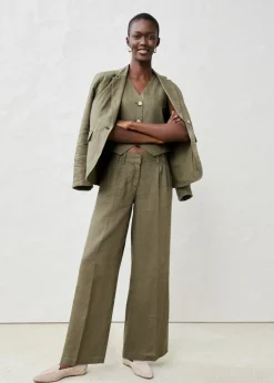 Mujer bonprix bonprix Chaleco de lino puro