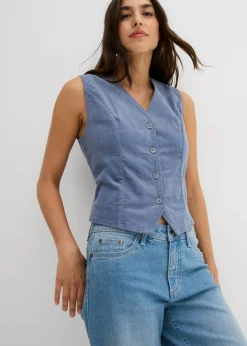 Mujer bonprix bonprix Chaleco de pana