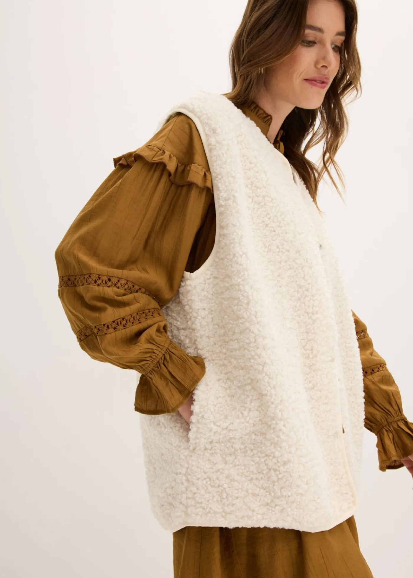 Mujer bonprix bonprix Chaleco de pelo