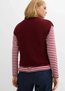 Mujer bonprix bonprix Chaleco de punto con bolsillos