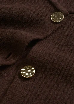 Mujer bonprix bonprix Chaleco de punto con botones decorativos