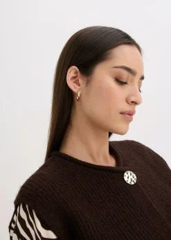 Mujer bonprix bonprix Chaleco de punto con botones decorativos