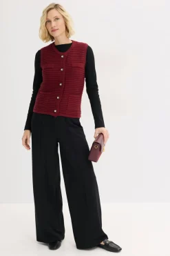 Mujer bonprix bonprix Chaleco de punto con contenido de viscosa