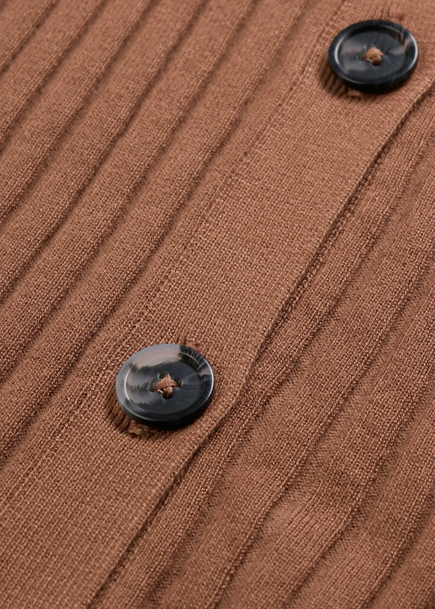 bonprix bonprix Chaquetas Y Abrigos|Novedades>Chaleco de punto de canalé Marrón castaño