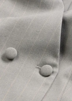 Mujer bonprix bonprix Chaleco de traje de raya diplomática