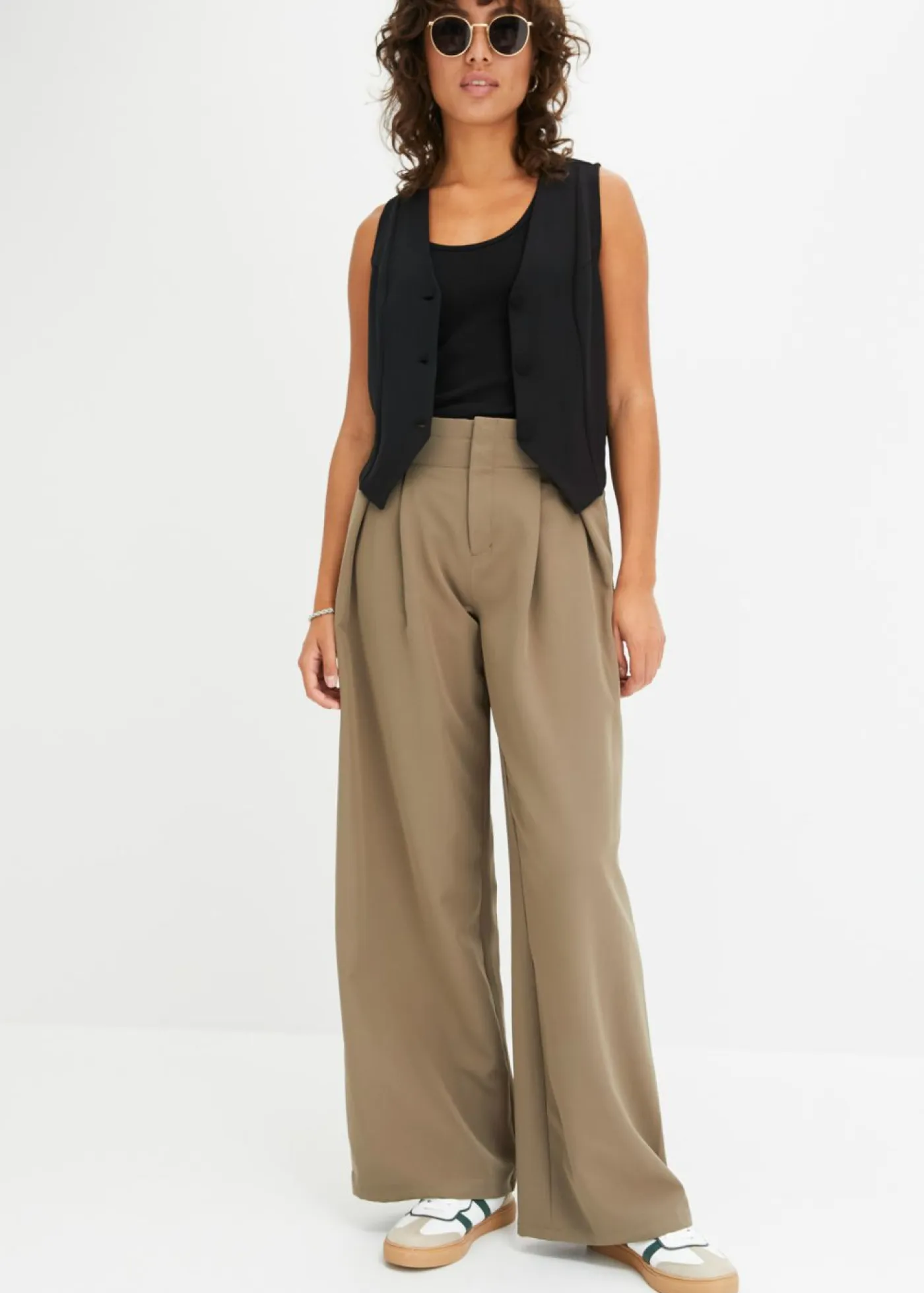 Mujer bonprix bonprix Chaleco de traje de tejido interlock resistente