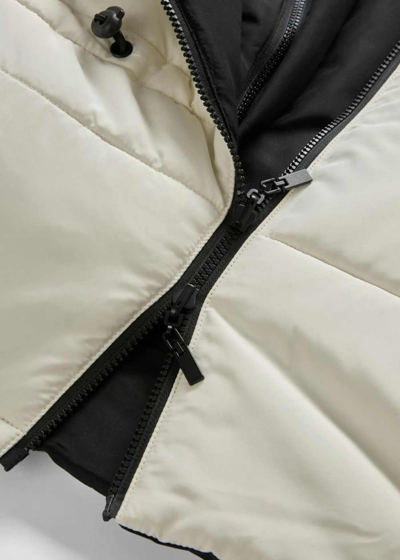 bonprix bonprix Premamá>Chaleco premamá forrado 4 en 1 con función reversible e inserto de porteo Beige-negro