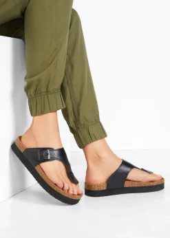 bonprix bonprix Tendencias·Zapatos Veganos|Zapatos Primavera-Verano>Chancletas pata de gallo Negro