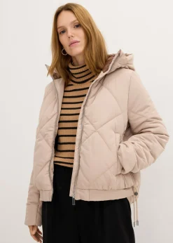 Mujer bonprix bonprix Chaqueta acolchada corta, con forro y colores en contraste