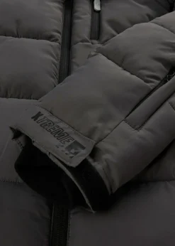 bonprix bonprix Ropa 9 A 16 Años·Chaquetas Y Ropa Outdoor>Chaqueta acolchada de invierno con forro cálido y capucha pizarra