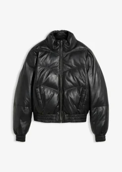 Mujer bonprix bonprix Chaqueta acolchada de napa de cordero