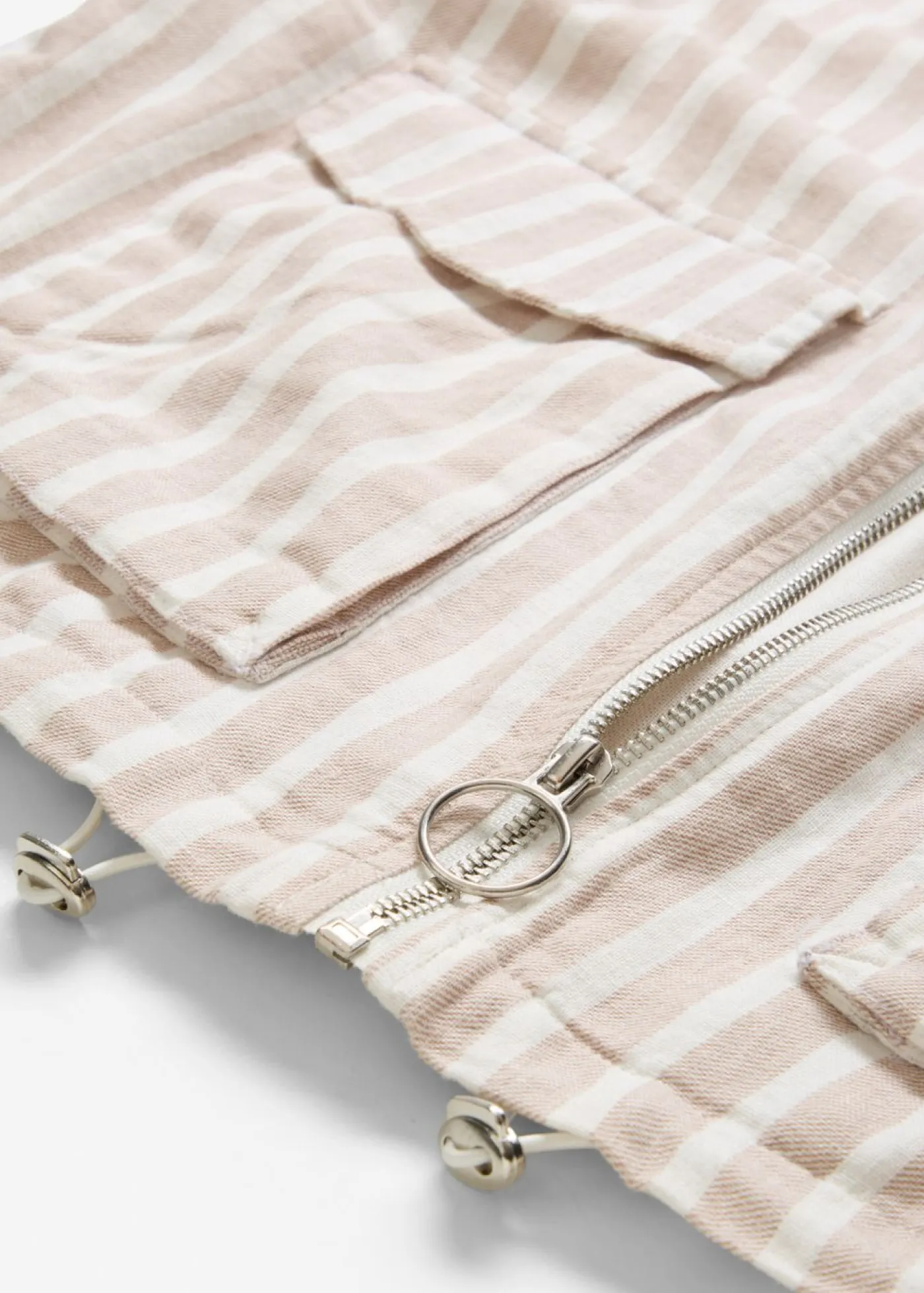 Mujer bonprix bonprix Chaqueta bomber con aspecto de lino