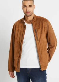 Hombre bonprix bonprix Chaqueta con aspecto de ante