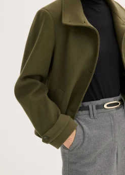 Mujer bonprix bonprix Chaqueta con aspecto de lana