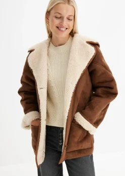 bonprix bonprix Chaquetas Y Abrigos>Chaqueta con capucha Marrón claro