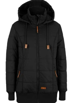 Mujer bonprix bonprix Chaqueta con detalles de piel sintética para exteriores