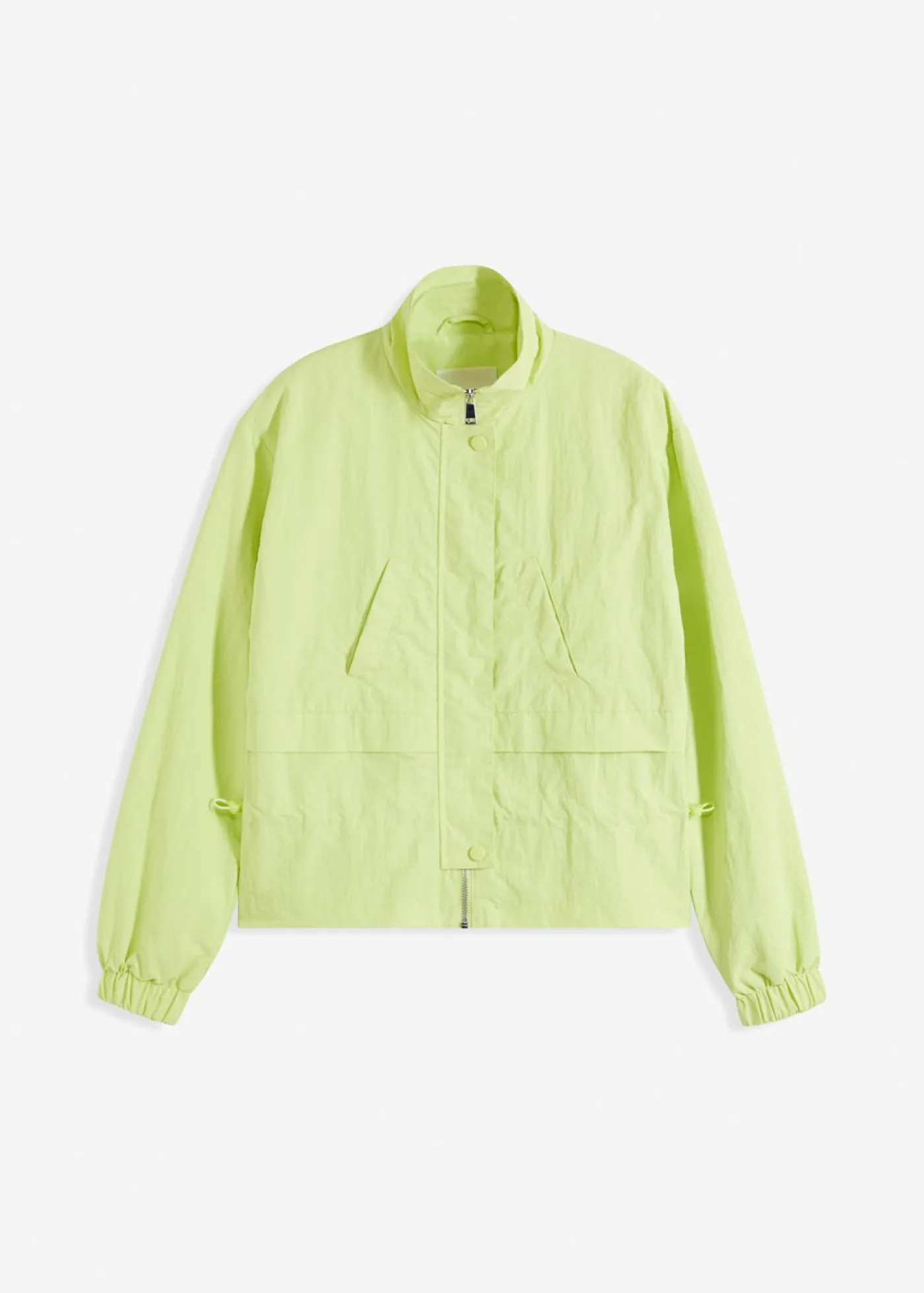 bonprix bonprix Chaquetas Y Abrigos>Chaqueta corta con cordón ajustable en la cintura Verde menta