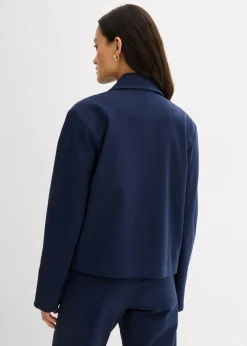 Mujer bonprix bonprix Chaqueta corta de entretiempo de mezcla de algodón orgánico elástico