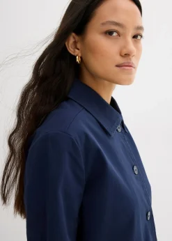 Mujer bonprix bonprix Chaqueta corta de entretiempo de mezcla de algodón orgánico elástico