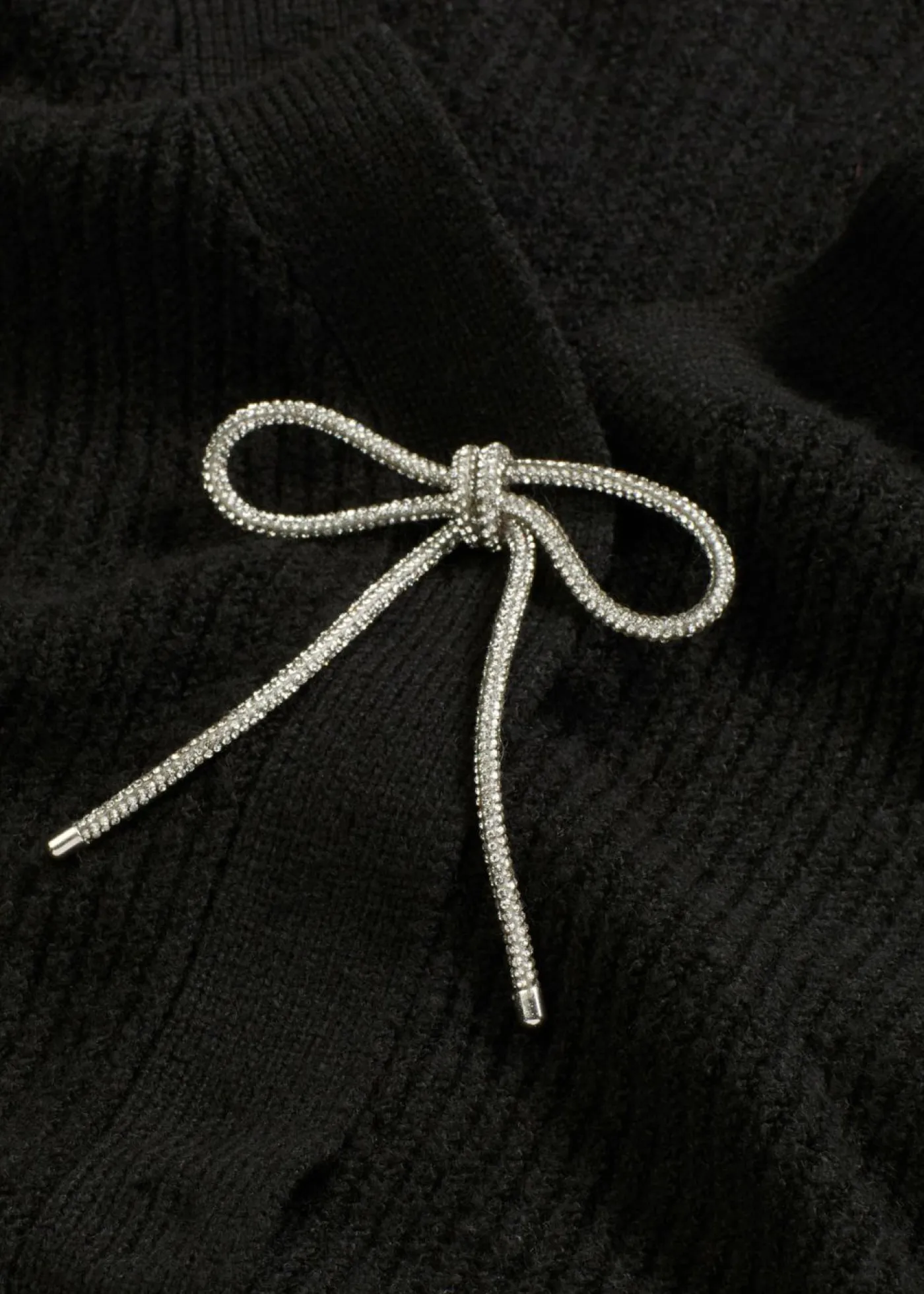 bonprix bonprix Jerséis|Ropa De Punto>Chaqueta corta de punto Negro