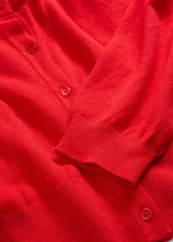 Mujer bonprix bonprix Chaqueta corta de punto con contenido de seda