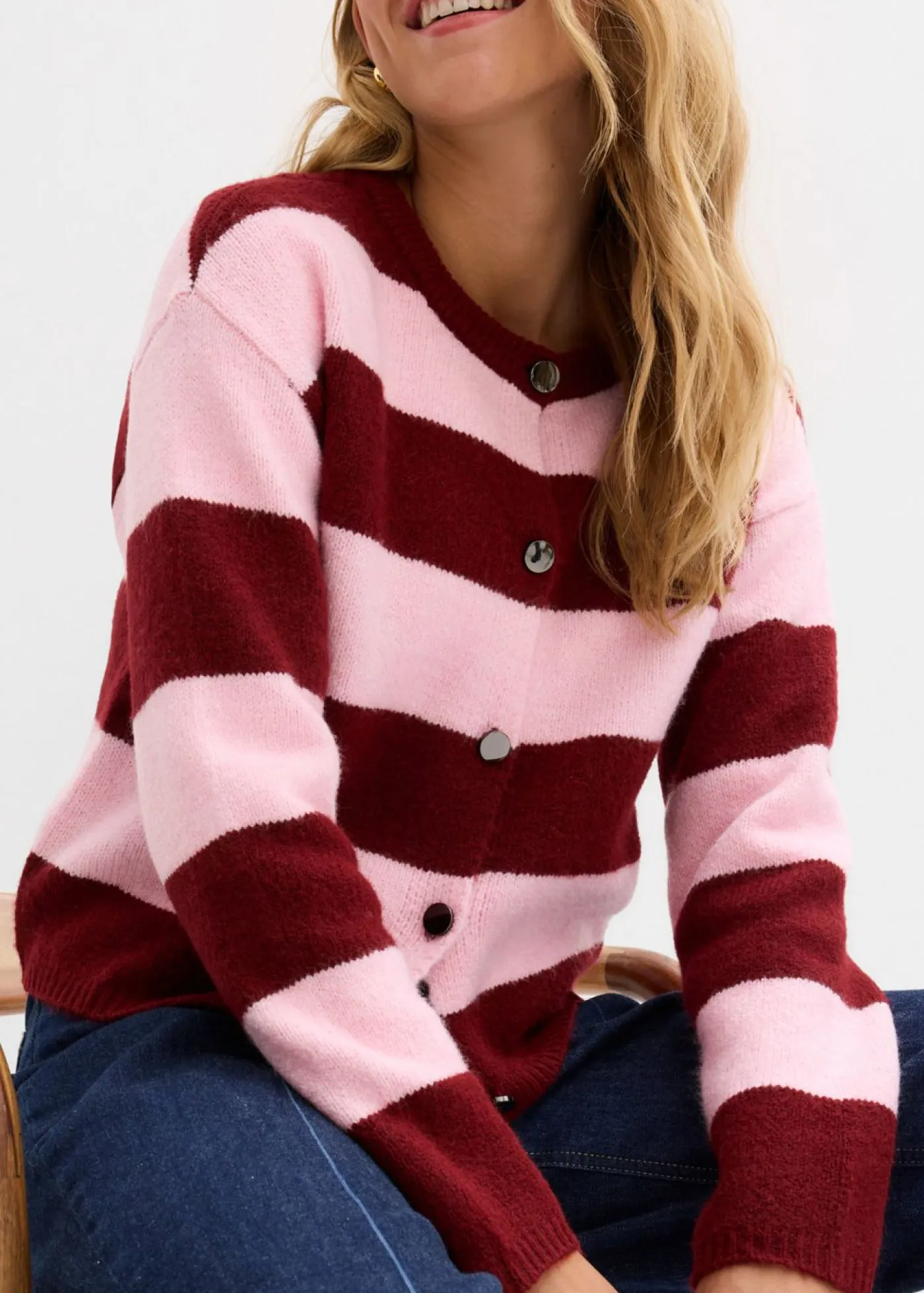 Mujer bonprix bonprix Chaqueta corta de punto fino