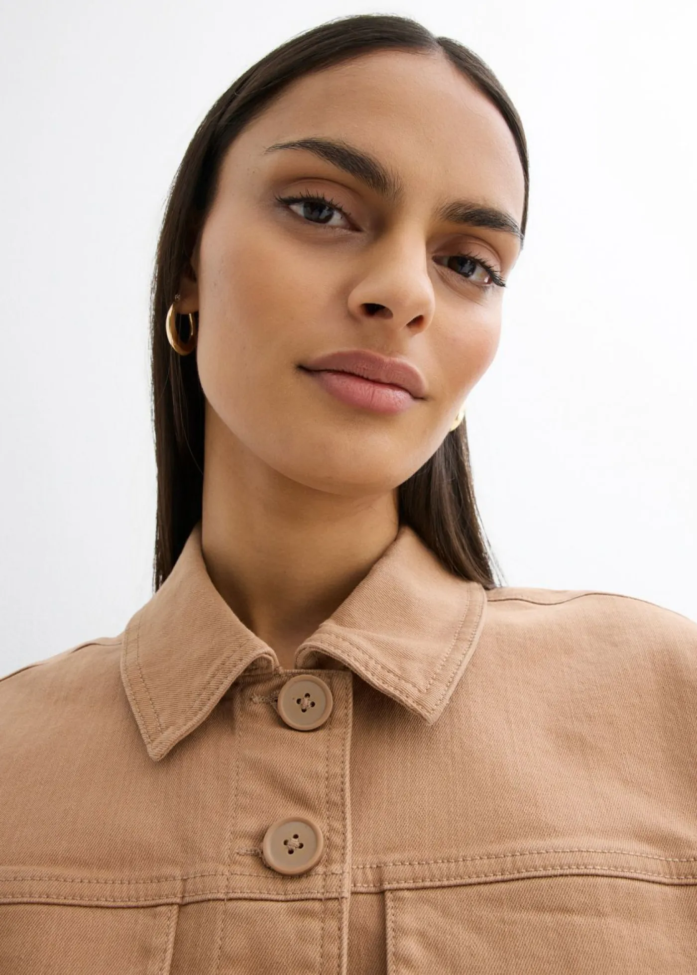 bonprix bonprix Chaquetas Y Abrigos>Chaqueta corta de sarga Camel