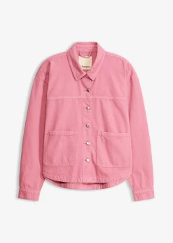 bonprix bonprix Chaquetas Y Abrigos|Novedades>Chaqueta de algodón puro Malva