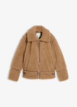 bonprix bonprix Chaquetas Y Abrigos>Chaqueta de borrego sintético Camel