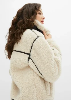 Mujer bonprix bonprix Chaqueta de borrego sintético